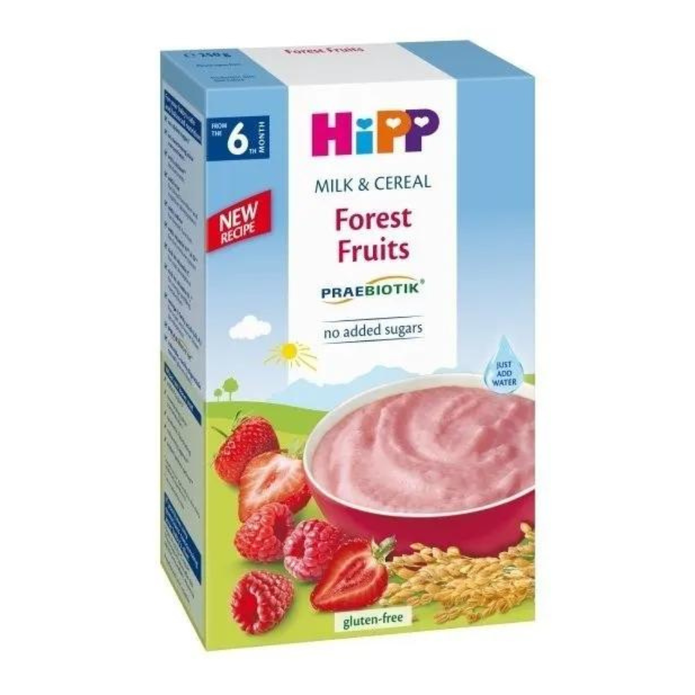 HiPP Banana Peach Organic Milk & Cereal - 250 G