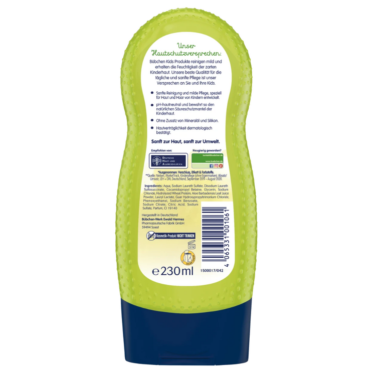 Bübchen Children's Shampoo and Body Wash (Head to Toes)