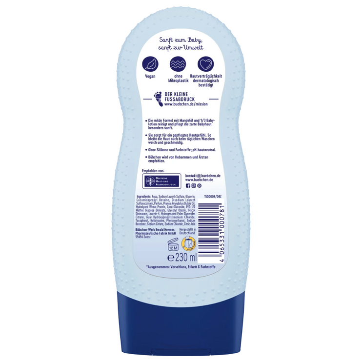 Bübchen Children's Shampoo and Body Wash (Head to Toes)