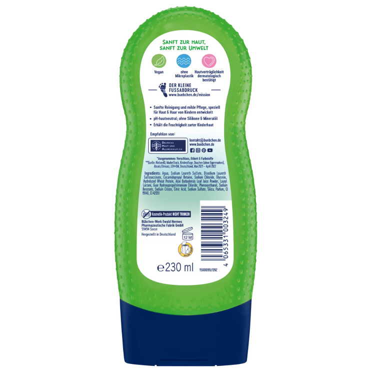 Bübchen Children's Shampoo and Body Wash (Head to Toes)