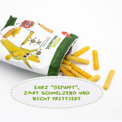 Freche Freunde Children's Snack Crunchy Sticks with Three Kinds of Vegetables