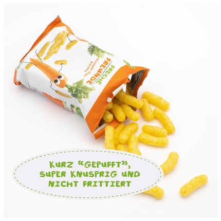 Freche Freunde Children's Snack Crispy-Flips Carrot