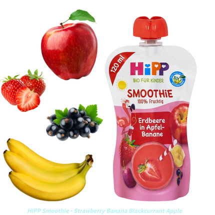 HiPP organic SmoothieHiPP Smoothy Banana Apple Strawberry & Blackcurrant