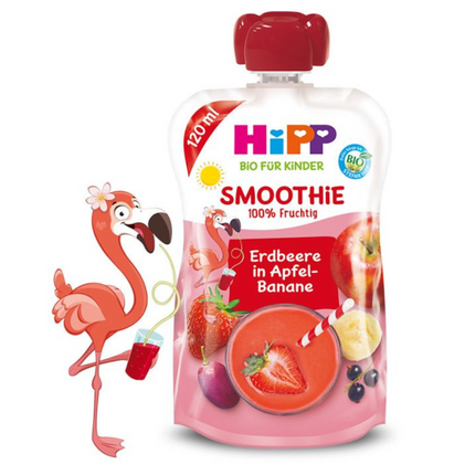 HiPP Smoothy Banana Apple Strawberry & Blackcurrant