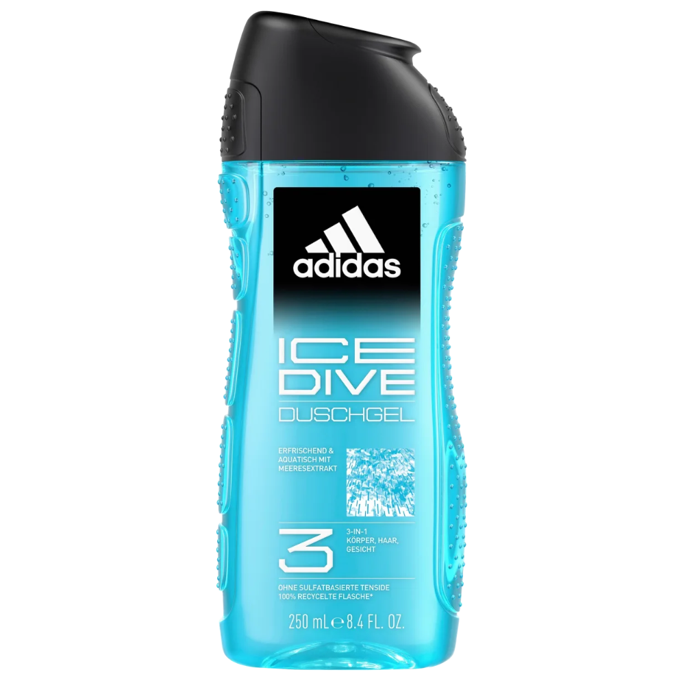 Adidas Men Ice Drive 3 in1 Gel (Hair Body Face) - 0