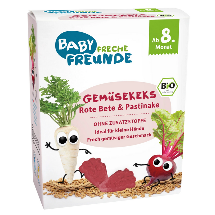 Organic Beetroot & Parsnip Baby biscuits - Freche Freunde