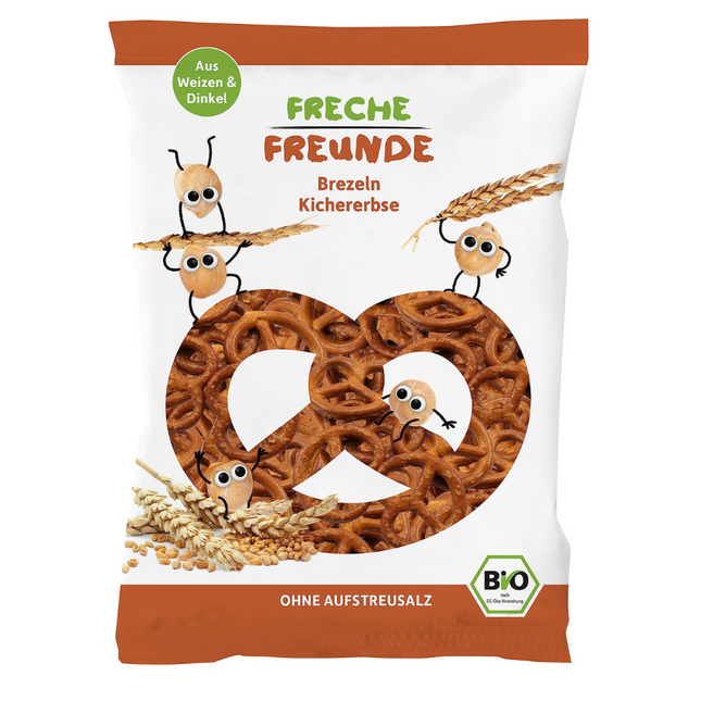 Freche Freunde Children's Snack Pretzels Chickpea