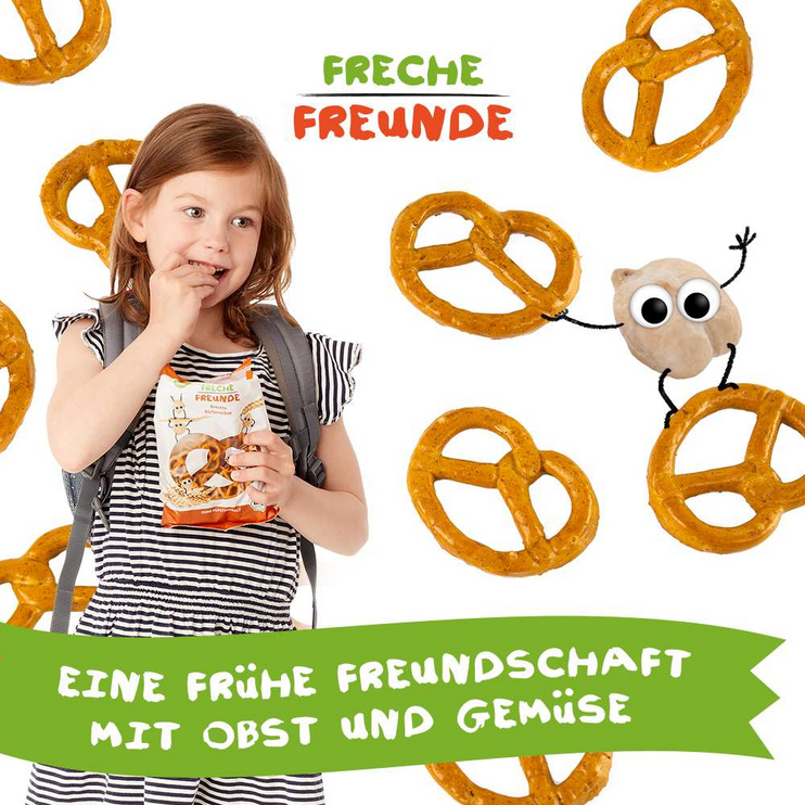 Kids Organic Chickpea Pretzels - Freche Freunde