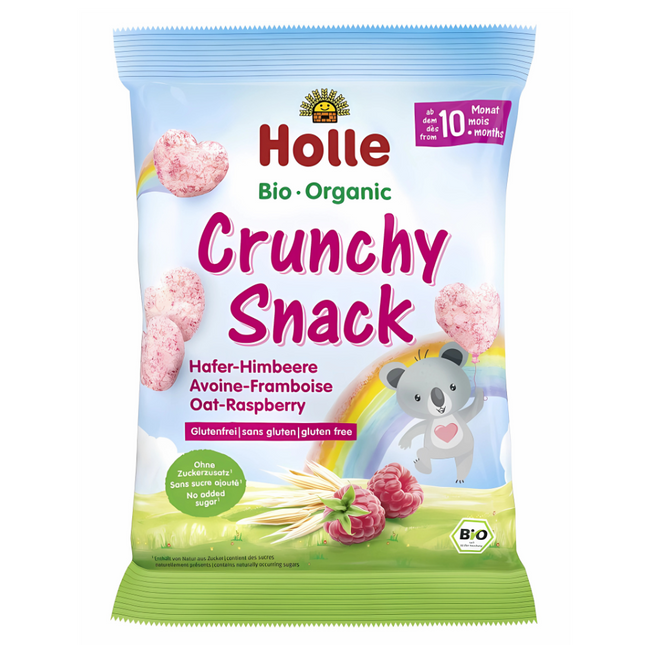 Organic Crunchy Snack Oat-Raspberry