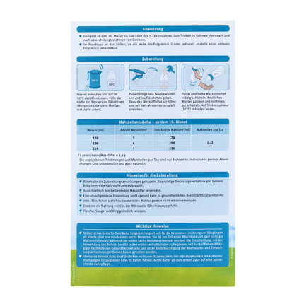 Holle Bio 3 cow milk formula