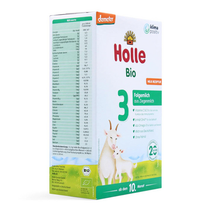 Holle goat stage 3 baby formula