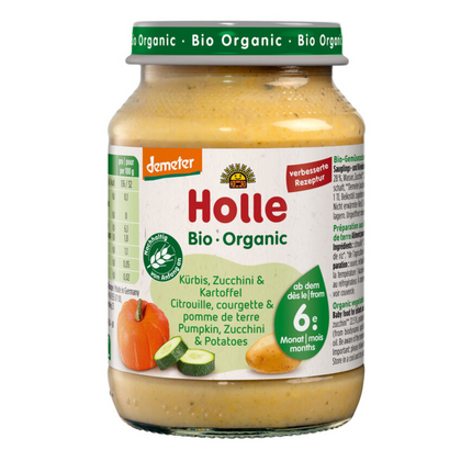 Holle Potato, Pumpkin & Zucchini Puree Jar