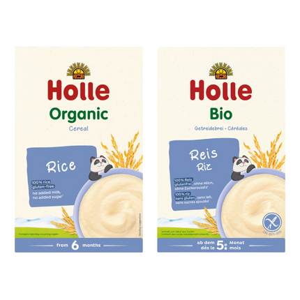 Holle Bio Wholegrain Rice Baby Porridge