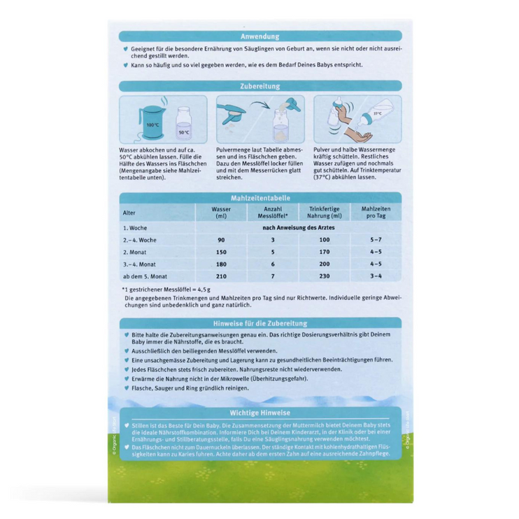 Holle Stage 1 Organic Formula - Holle 1