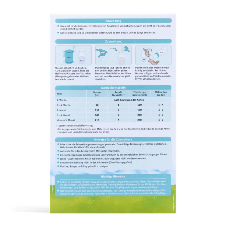 Holle pre cow milk formula