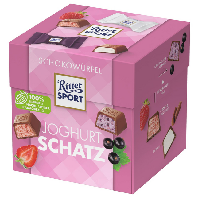 Ritter Sport Chocolate Cubes Yogurt Treasure 22 pcs