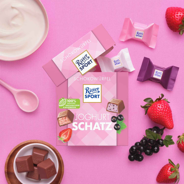 Ritter Sport Chocolate Cubes Yogurt Treasure 22 pcs