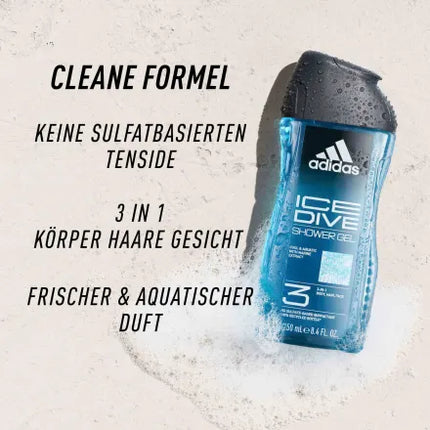 Adidas Men Ice Drive 3 in1 Gel (Hair Body Face)