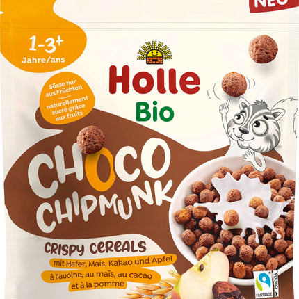 Holle Choco Chipmunk – Crispy Cereals 125 g