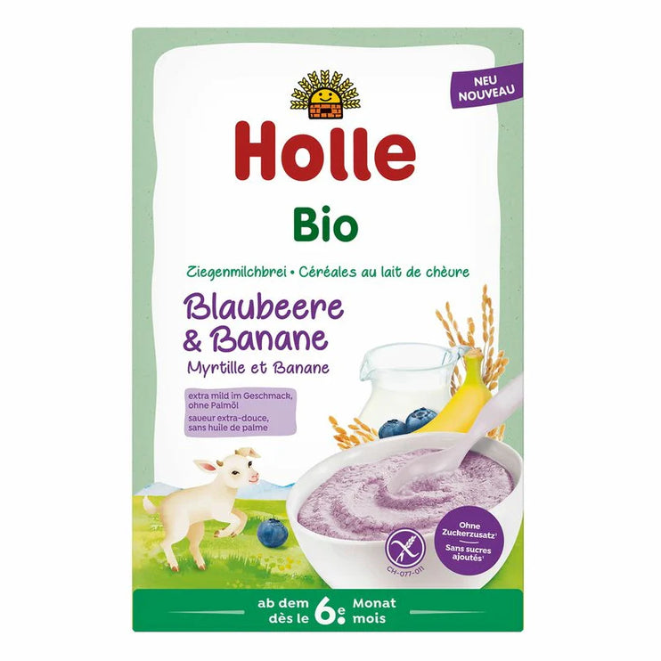 Holle Organic Goat's Milk Blueberry and Banana Porridge