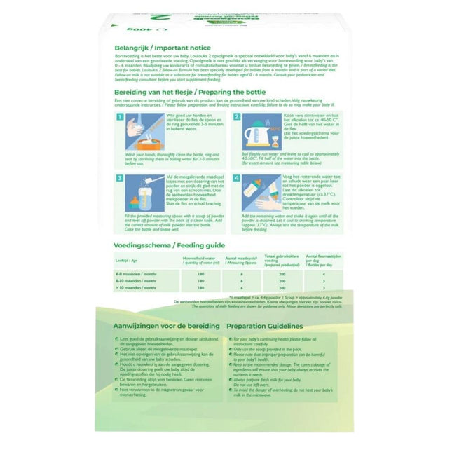 Loulouka goat milk formula stage 2