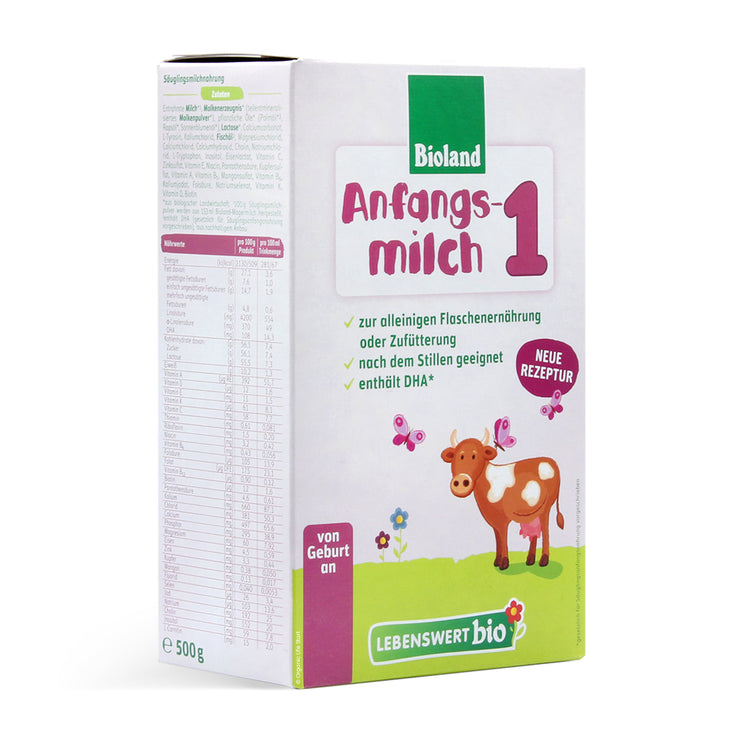 Lebenswert Stage 1 Organic baby formula