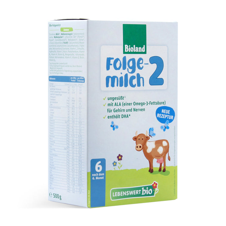 Lebenswert Stage 2 Organic Baby Formula