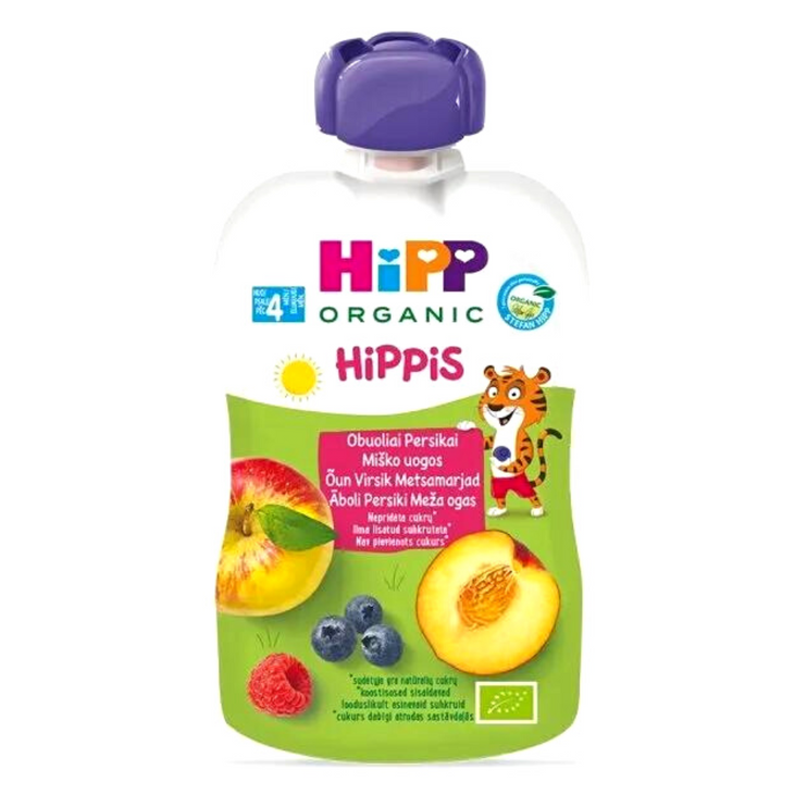 HiPP Hippis Wild Berries In Apple Peach Puree 