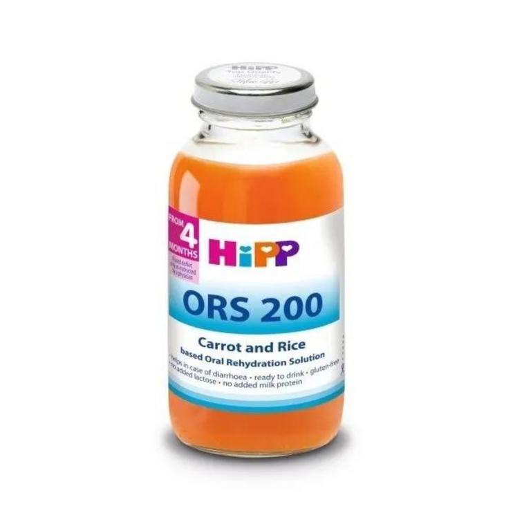 HiPP Carrot & Rice ORS 200 Rehydrating Solution