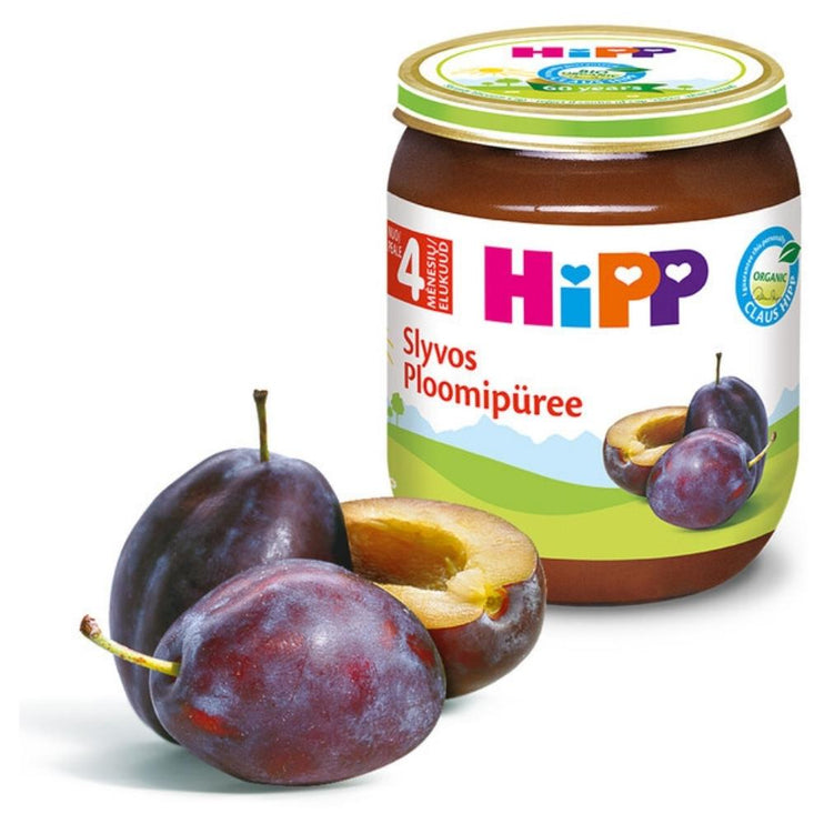 Hipp Organic Plum Puree Jar